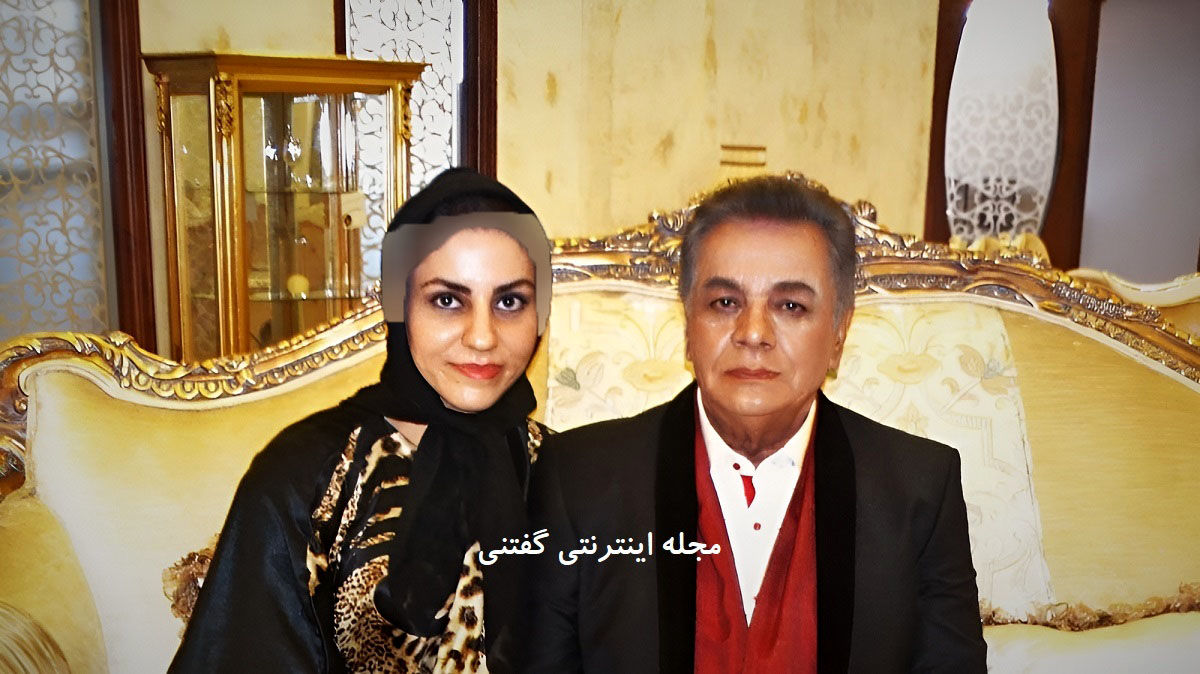 چنگیز وثوقی و همسرش