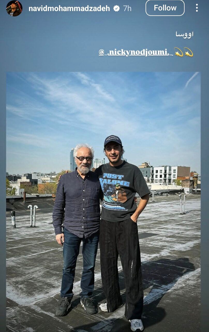 Navid Mohammadzadeh در آمریکا/عکس