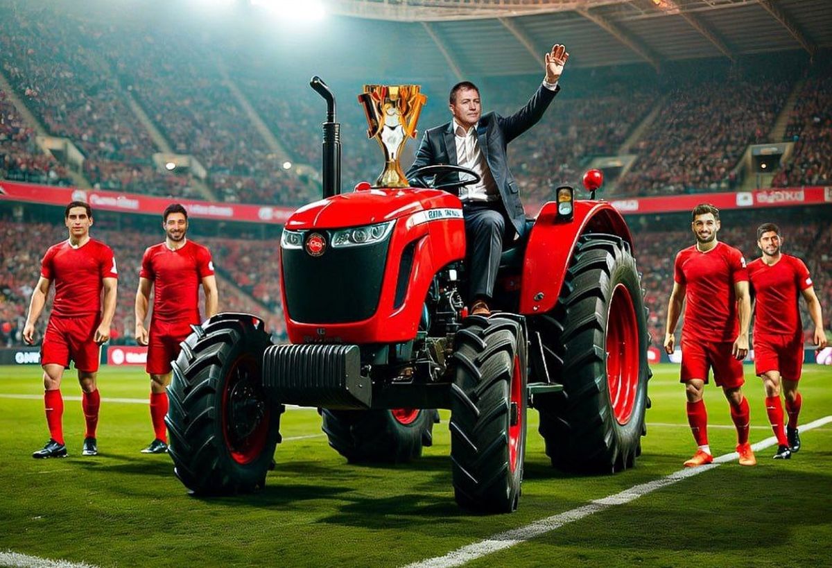 تبریز تا صبح بیدار است. جشن مردم شهر پس از قهرمان/ فیلم تراکتور