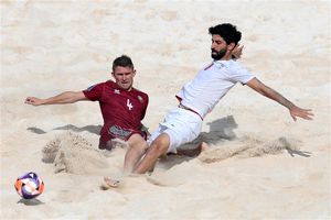 حذف زودهنگام ایران از جام جهانی فوتبال ساحلی/ ایران 3