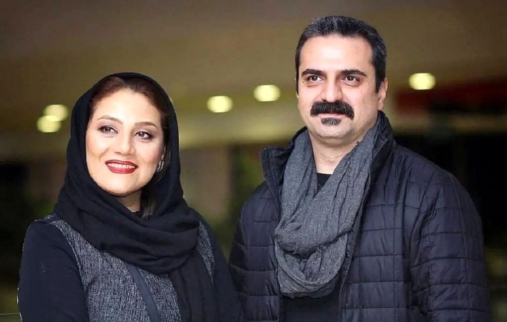 shabnam Moghaddam و همسرش در یک جشن سینمایی/ ویدئویی