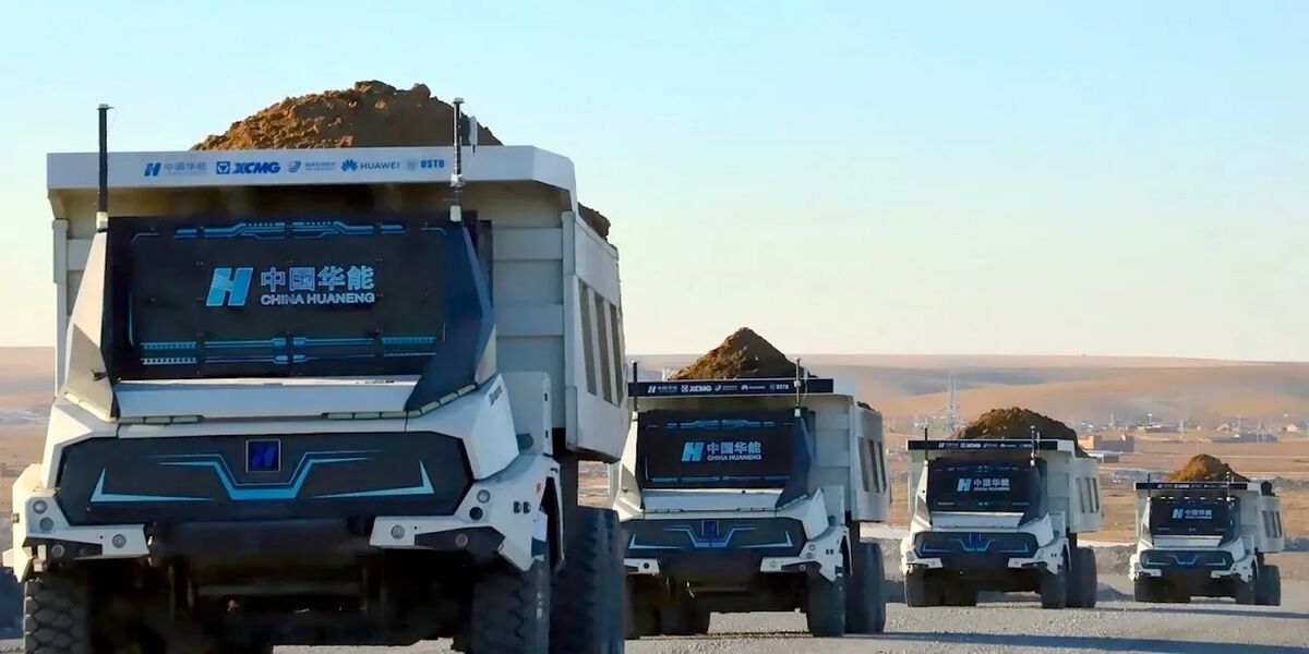 انقلابی در معادن؛ چین ناوگان کامیون‌های بدون راننده را راه‌اندازی کرد