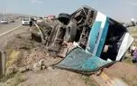 واژگونی خونین اتوبوس در خراسان رضوی ۱۹ زخمی برجای گذاشت
