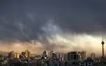 وقوع تندباد و گرد و خاک شدید در تهران
