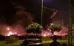 تصاویری از آتش سوزی شهران در غرب تهران