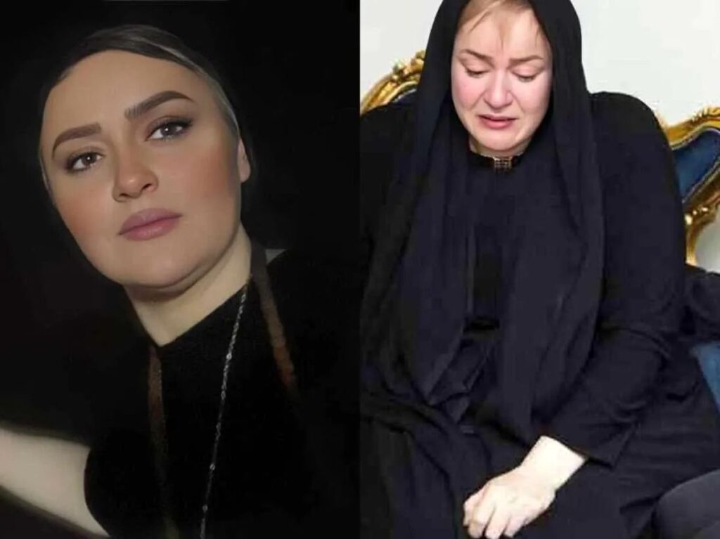 Naima Nezamat عزاداری در جنگ اخیر سوگوار شد