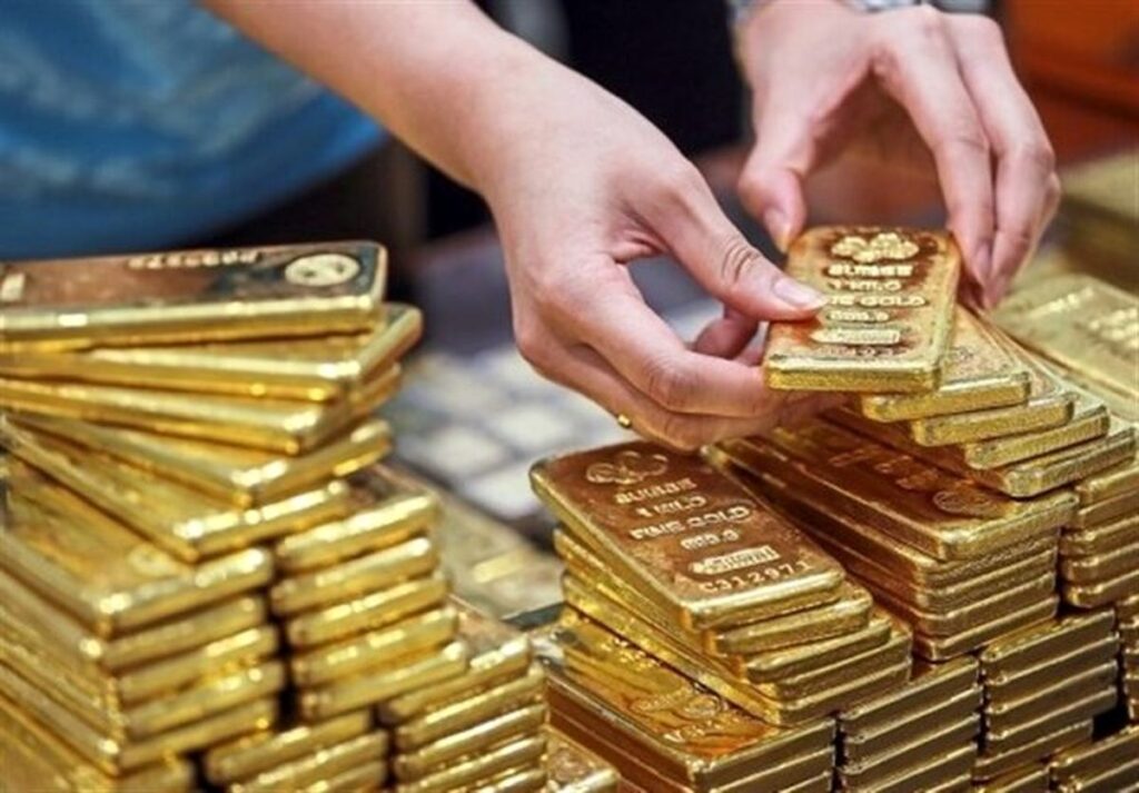 فروش میله های طلای 5 کیلوگرم در حراج امروز
