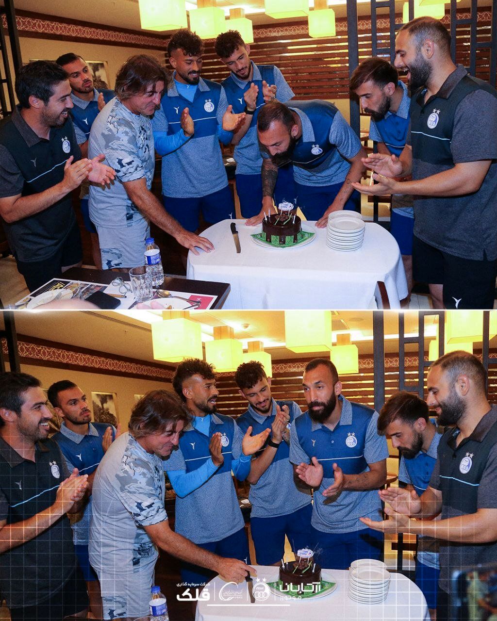 عکس | جشن در اردوگاه استقلال در شب وداع حسینی