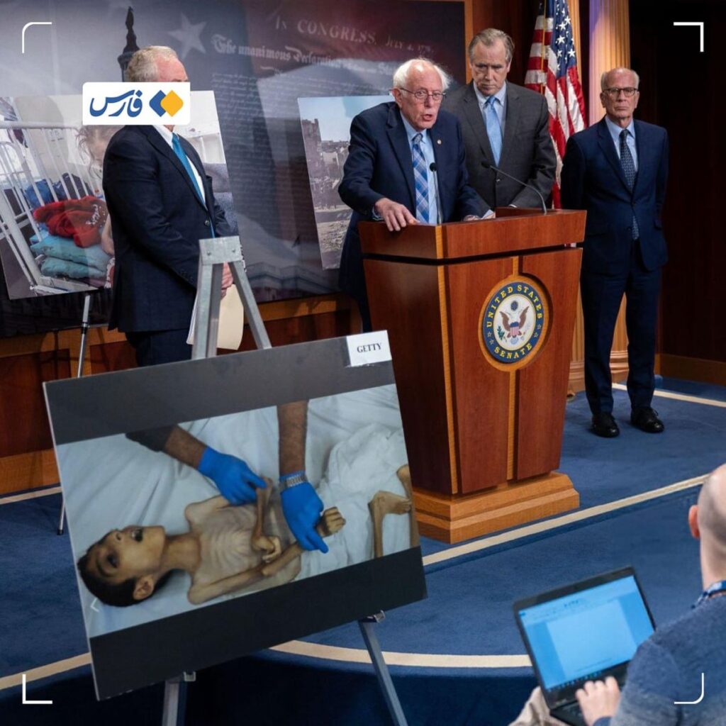 سناتور ایالات متحده: واشنگتن به اسرائیل در جنگ غزه کمک کرده است