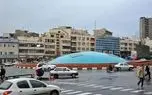 دیوارنگاره میدان انقلاب تهران با طرحی از نبرد رستم و اژدهای آمریکا