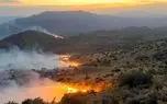 آتش همچنان در ارتفاعات شیراز شعله می‌کشد