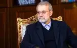 واکنش علی لاریجانی به قطع برق در کنفرانس خبری بیروت