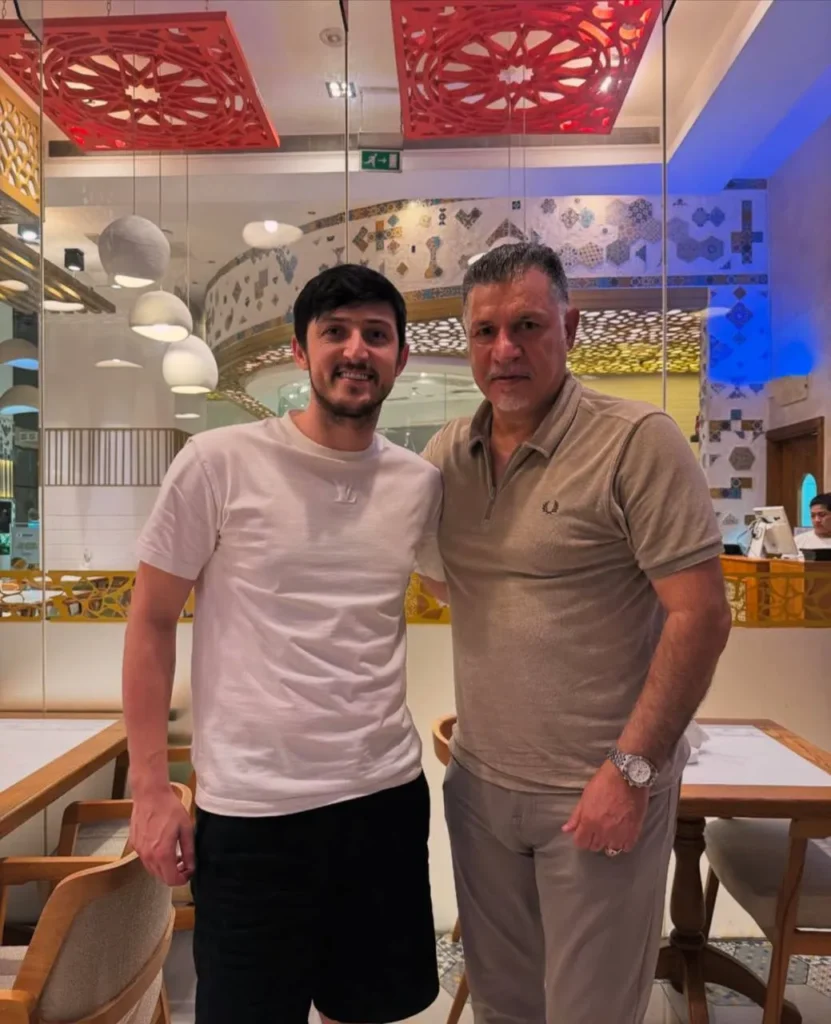 دیدار سردار آزمون و علی دایی در دبی