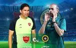 پوشش زنده؛ سپاهان ۰ - ۱ پرسپولیس | پایان نیمه اول به سود شاگردان هاشمیان