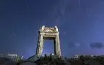 ببینید؛ رقص نور کهکشان در آسمان پالمیرای باستانی