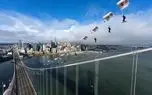 ببینید؛ اسکیت روی پل سانفرانسیسکو از ارتفاع هزار و ۶۰۰ متری
