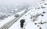 ببینید؛ بارش برف در هند