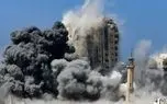 ببینید؛ نمایی دیگر از لحظه انهدام برج ۱۵ طبقه در غزه