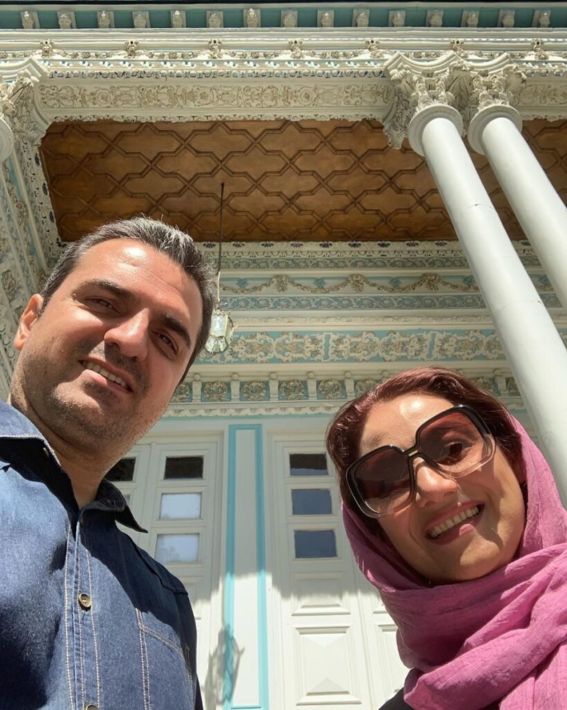 Alireza Ara و همسرش Shabnam Moghaddam 2