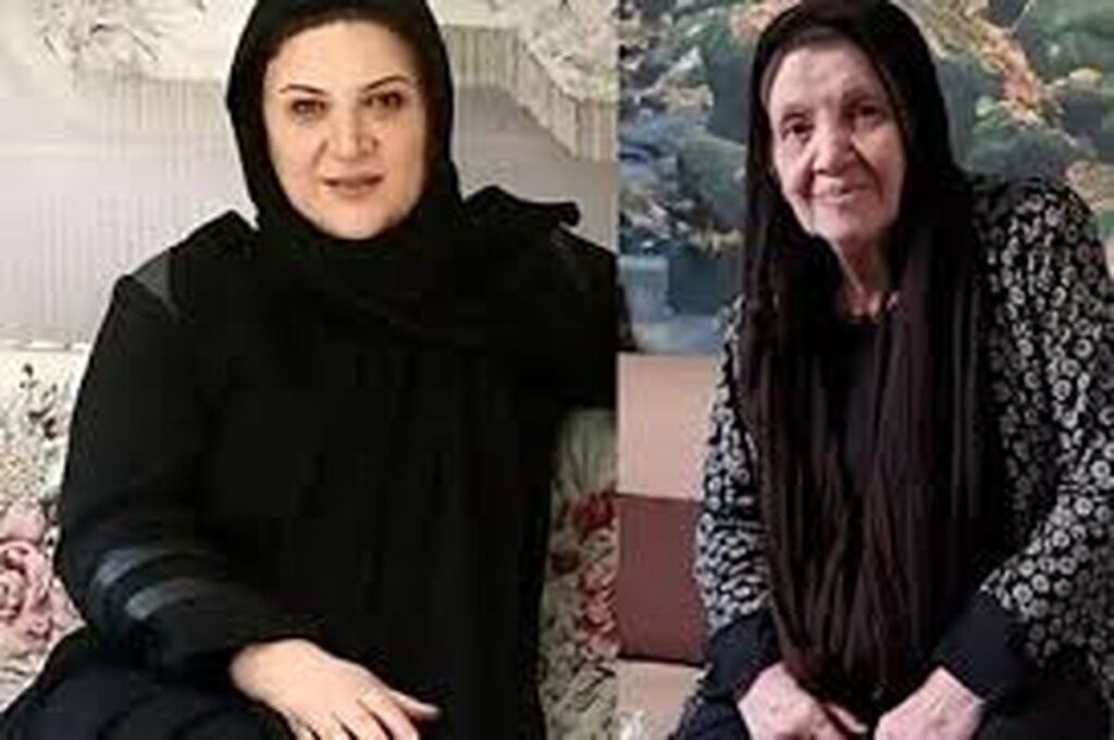 واکنش عاطفی Rima Raminfar در دیدن سنگ قبر/ فیلم مادر فقید مادر او