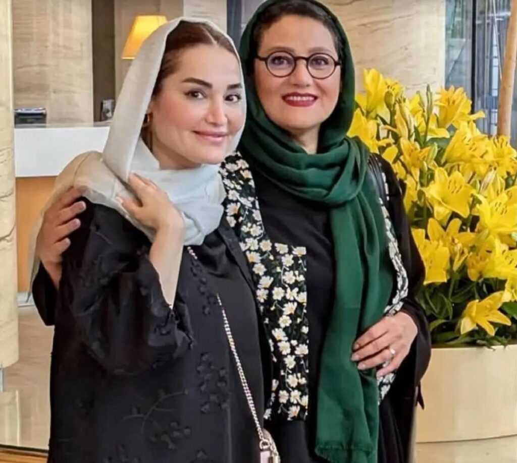 Shabnam Moghaddam و Solmaz Hosseini در پشت صحنه شغال 1