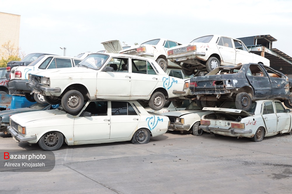 اسقاط ۱۰۵ هزار خودرو فرسوده در ۶ ماه