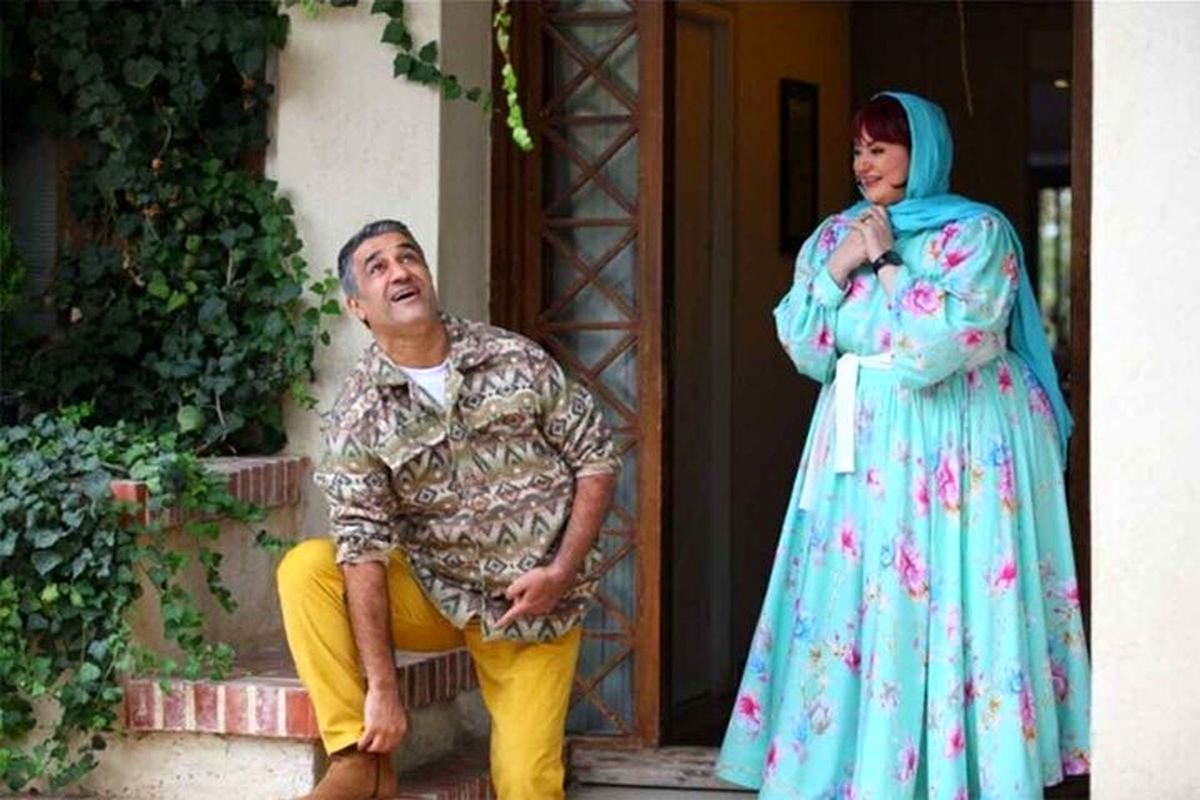 Naima Nezam Dost و Pejman Jamshidi در یک مراسم