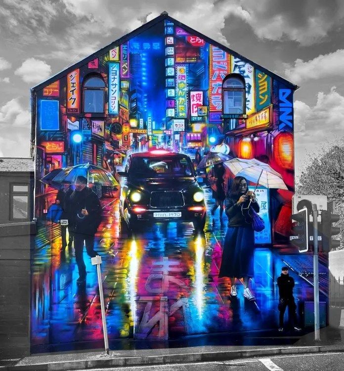 Night-Taxi-Street-Art-Dan-Dan-Kitchener-in-Belfast-Northern-Ireland-UK-1