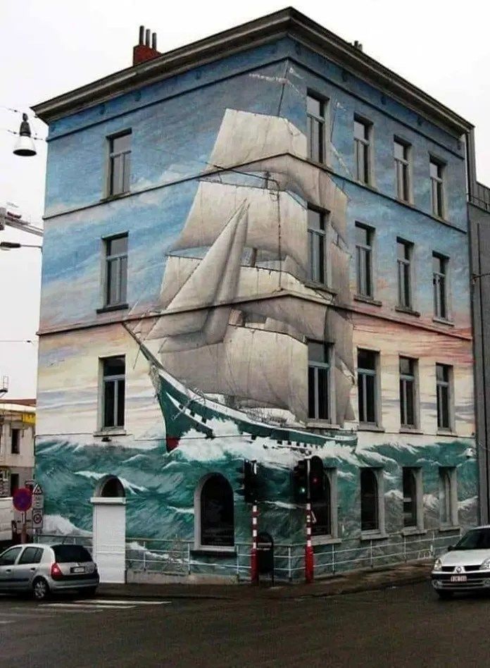 خیابان-هنر-نقاشی-دیواری-ل-باتو-ivre-the-drunken-shipen-by-trompe-loeil-plarte-daliers-at-quai-charbonnages-40-در مولنبیک-بروکسل--1-1-1-1-1-1-1-1-1-1-1-1-1