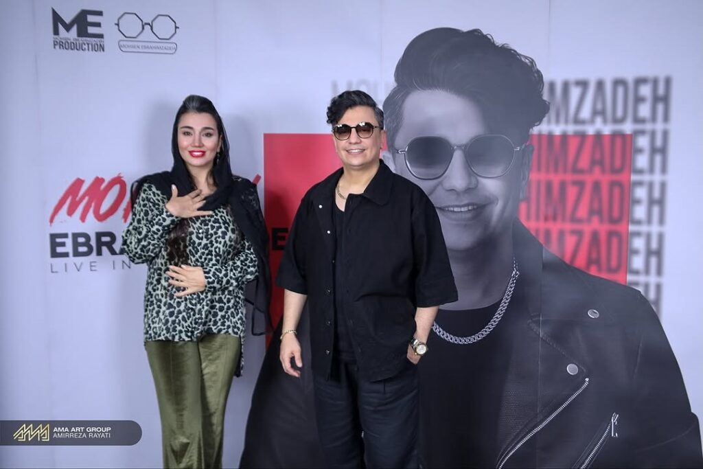 حافظه هاتامی در کنسرت Mohsen Ebrahimzadeh 1