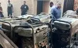آتش‌سوزی در خیابان سعدی جنوبی/ نجات ۷ نفر از ساختمان چهارطبقه