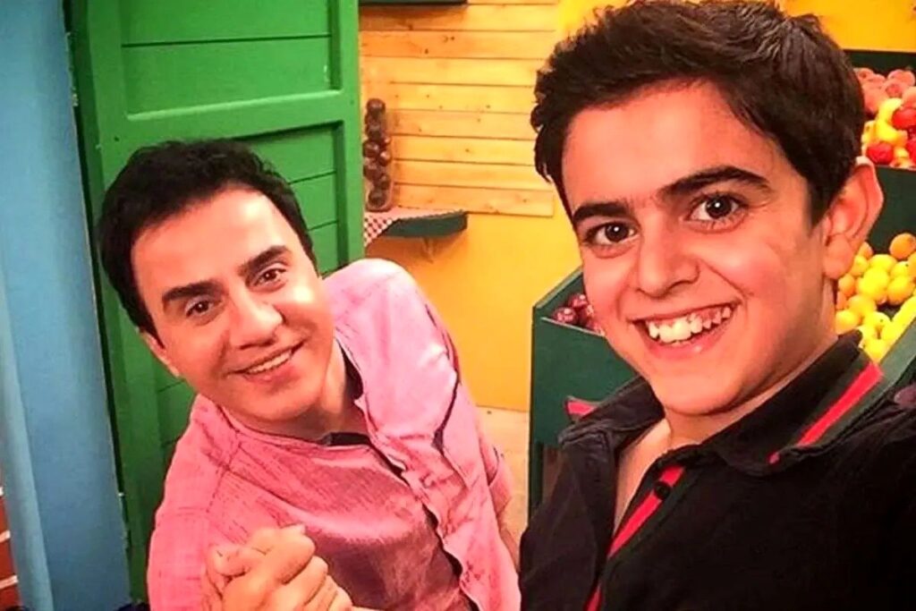 آخرین عکس عمو پورنگ و امیر محمد بعد از 5 سال