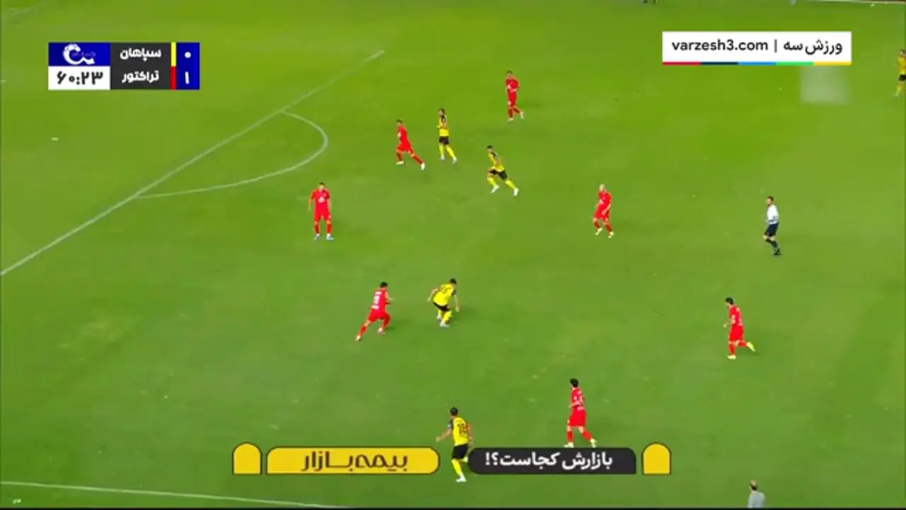 ببینید؛ خلاصه بازی سپاهان 1 - تراکتور 2