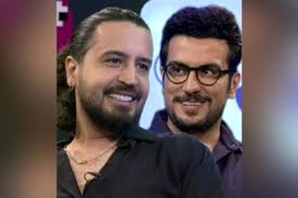 سلفی جدید امیر حسین غوتاسی و مهداد سدیگی در وسط خیابان