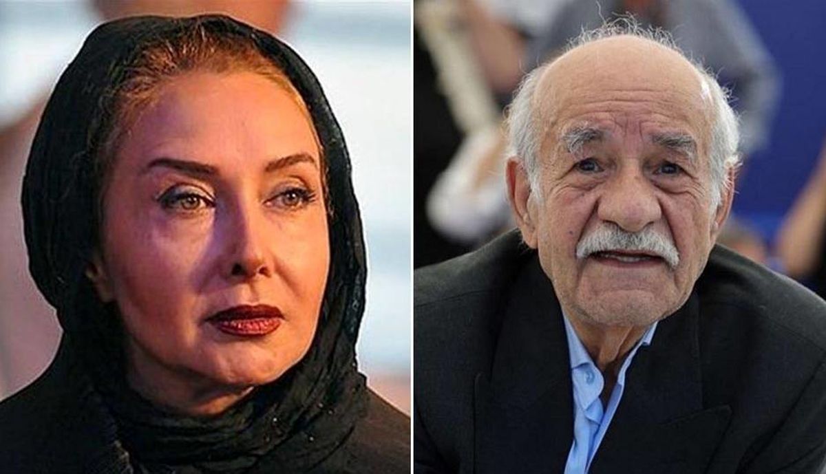 واکنش کتایون ریاحی به سعید پورصمیمی در مراسم تشییع پیکر ناصر تقوایی/فیلم