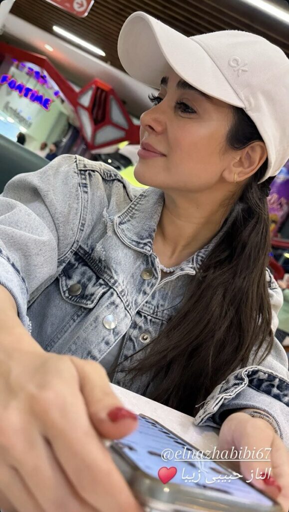 استایل پاییزی الناز حبیبی ۱