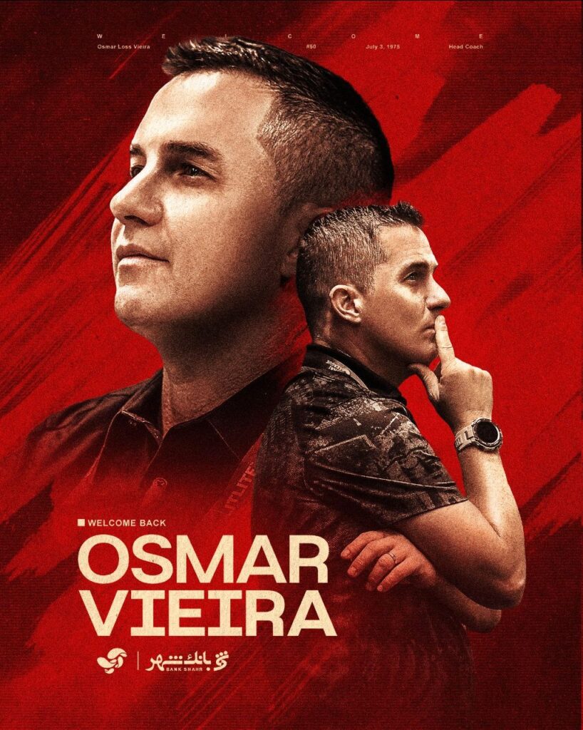 عکس عثمر رسما سرمربی پرسپولیس شد