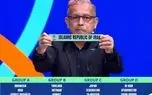 هم‌گروهی ایران با افغانستان، عربستان و مالزی در جام‌ملت‌های فوتسال آسیا