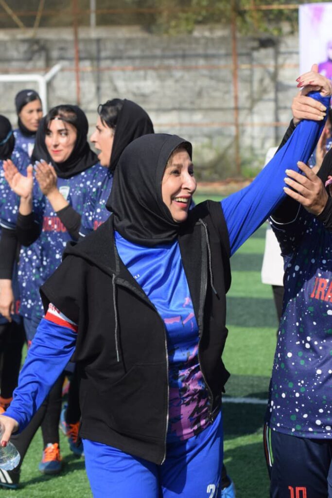 مرجانه گلچین فوتبالیست شد