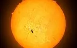 تصویر باورنکردنی از سقوط یک انسان بر روی خورشید!