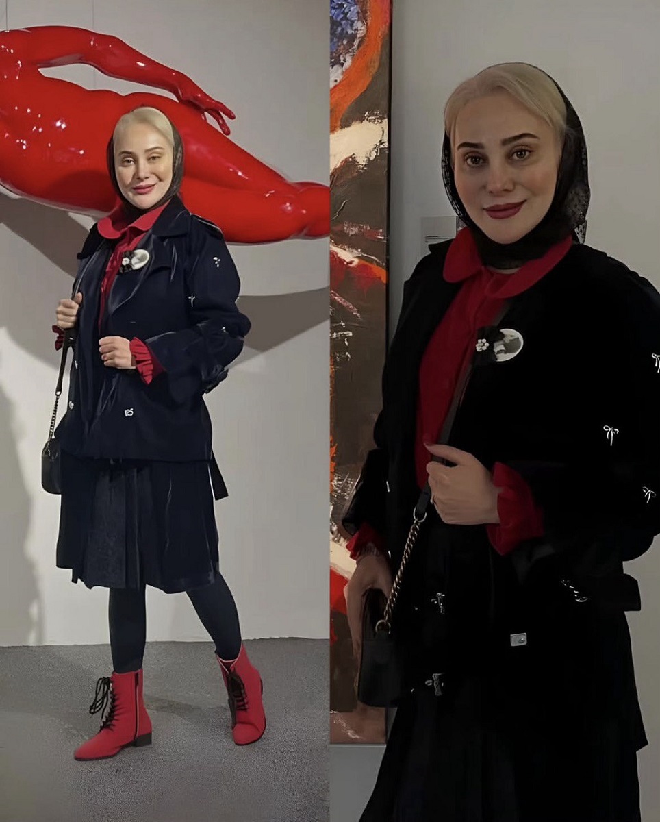 آرام جعفری به سبک قرمز و مشکی ۱