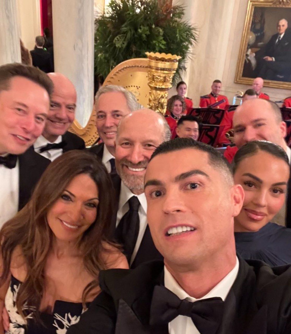 پربازدیدترین سلفی کریستیانو رونالدو در کاخ سفید