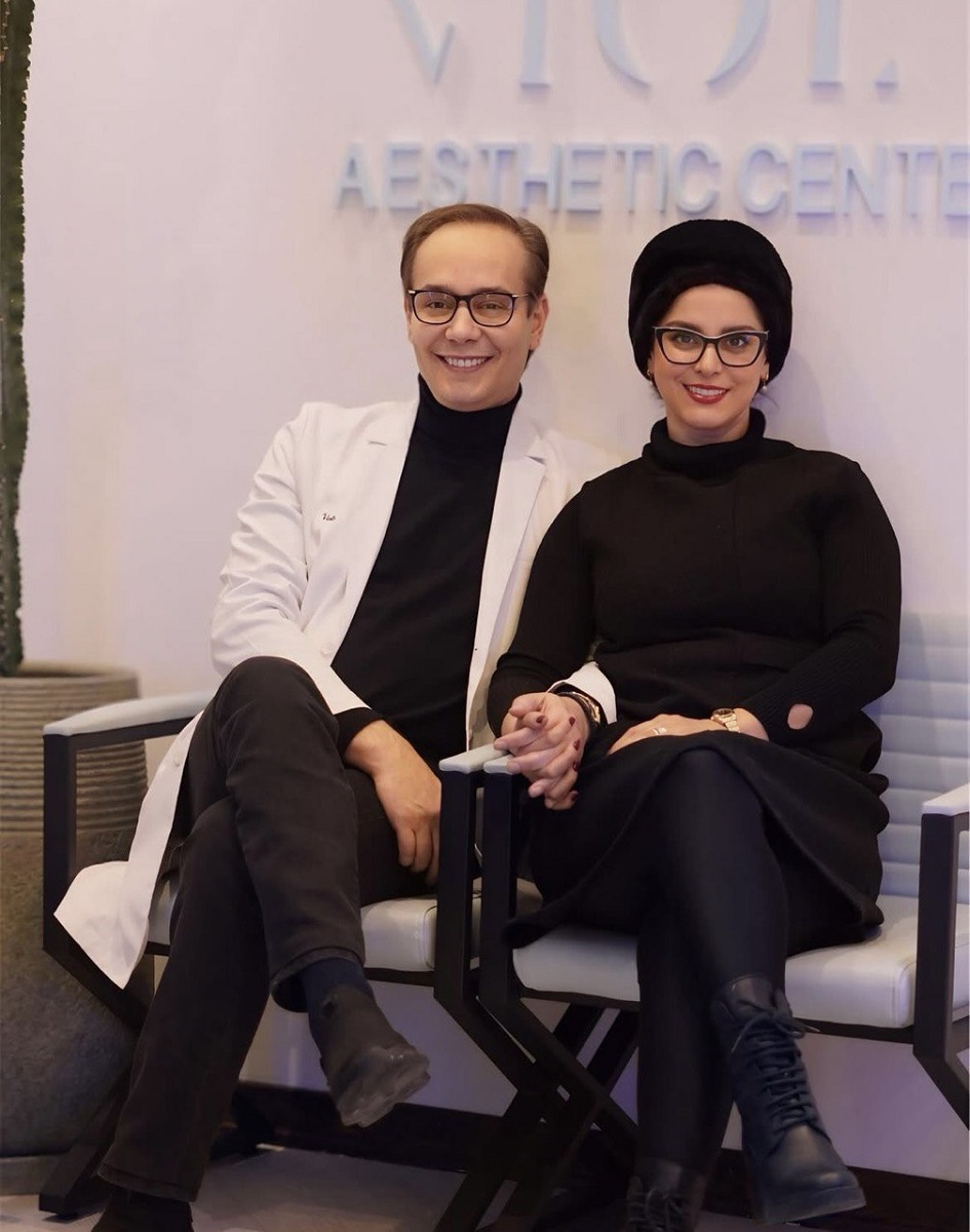 غزل شکری با همسرش 3