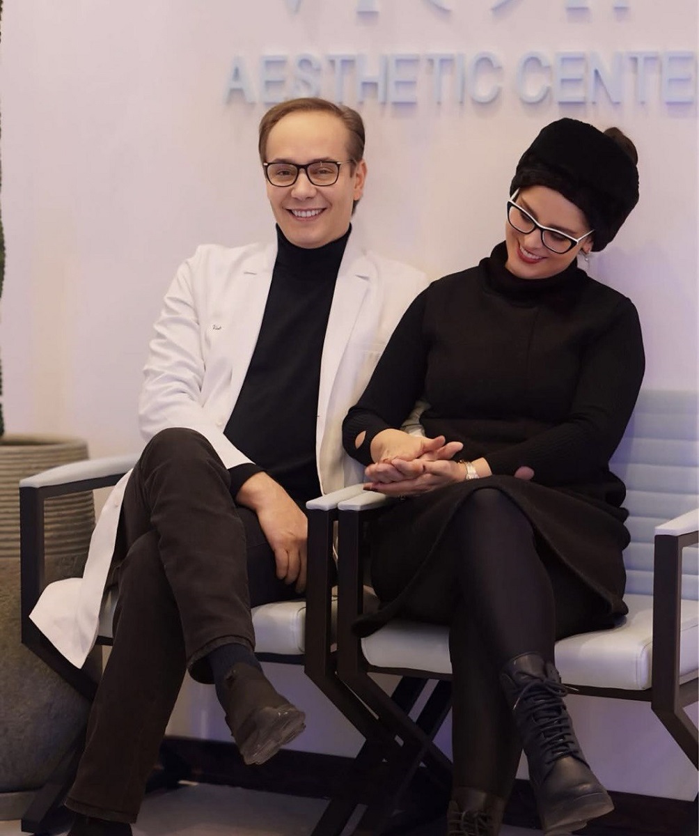 غزل شکری با همسرش 1