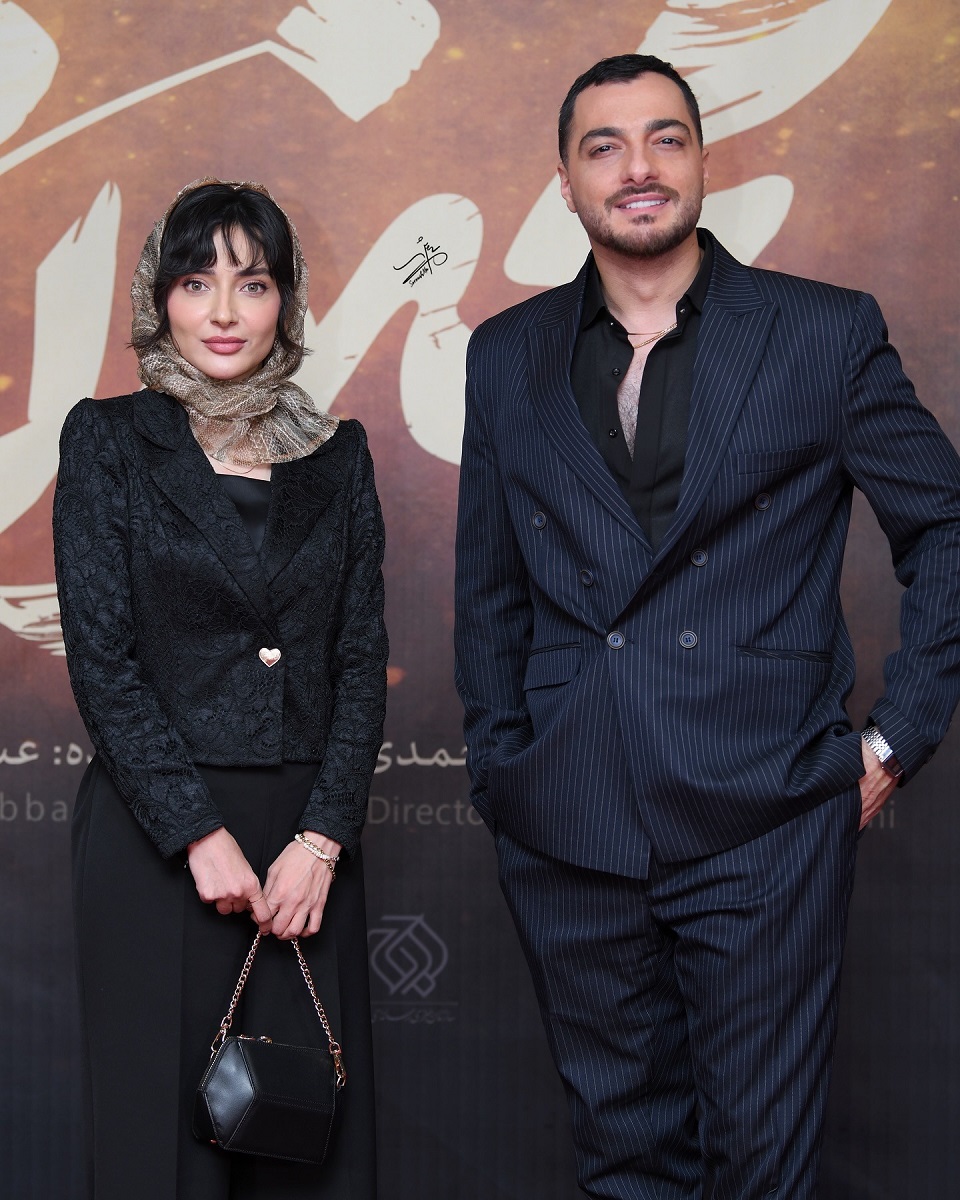 سجاد بابایی و نورا محقق در اکران مجنون 1