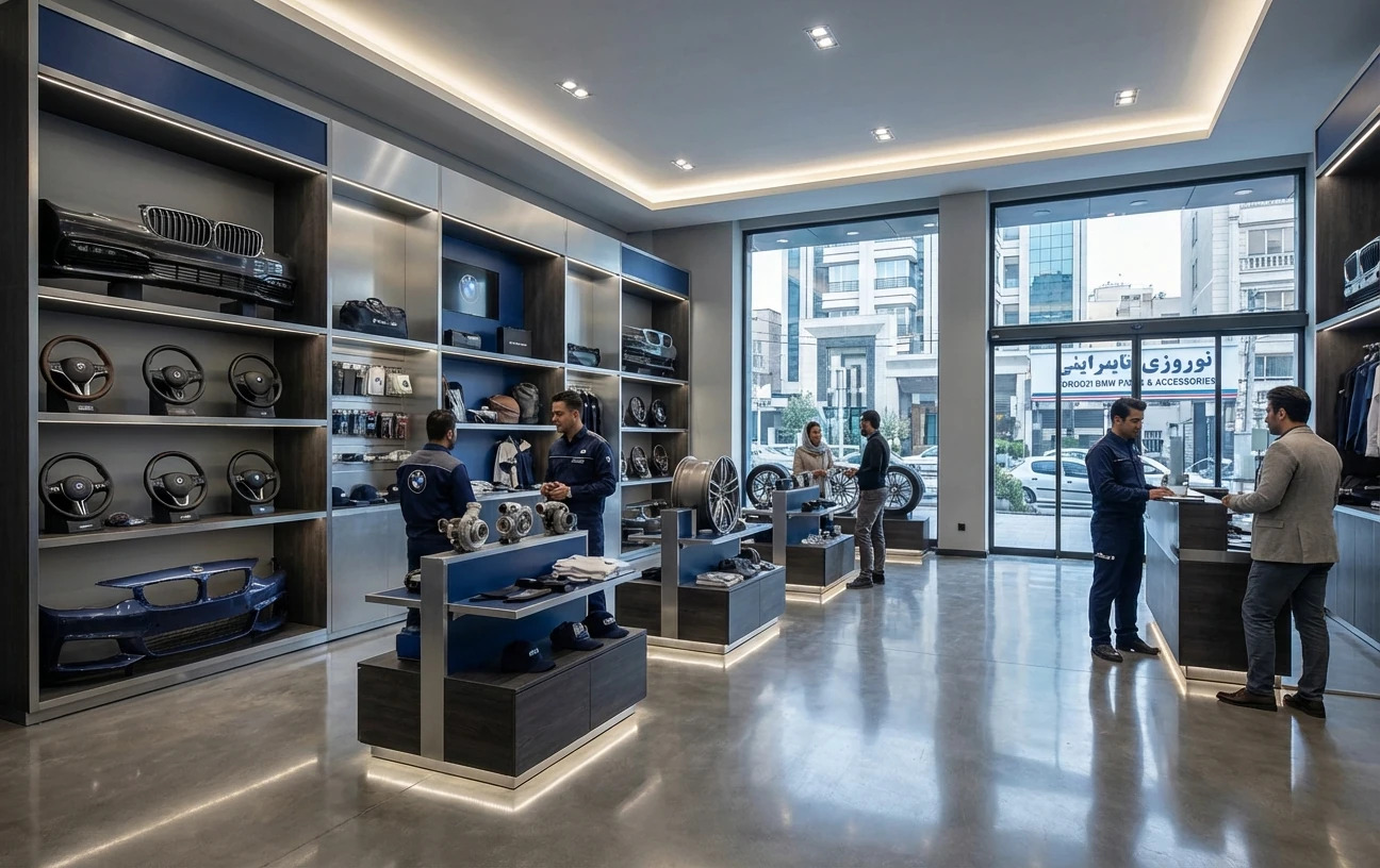 لوازم یدکی BMW در تهران; راهنمای جامع انتخاب قطعات اصلی با گارانتی و تحویل فوری