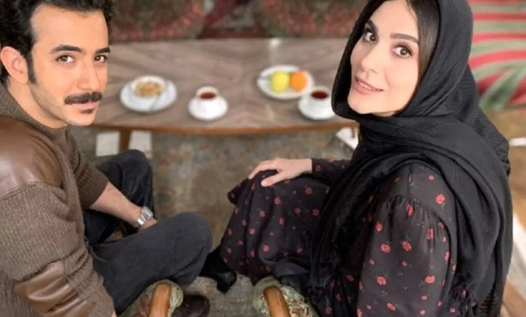 تصاویری از علی شادمان و سحر دولتشاهی در پشت صحنه یک برنامه