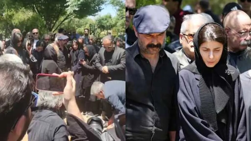 به یاد علی حاتمی؛ تصاویر روز تشییع با حضور بزرگان سینمای ایران/فیلم