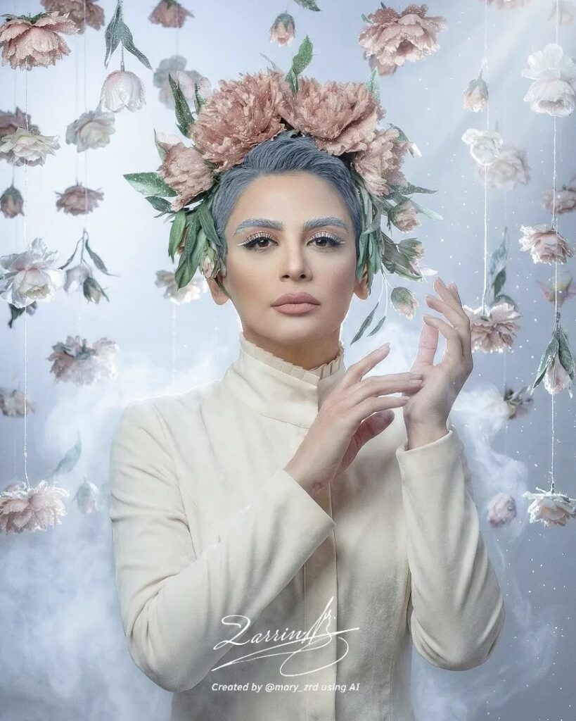 گریم عجیب و باورنکردنی مارال فرجاد ۱