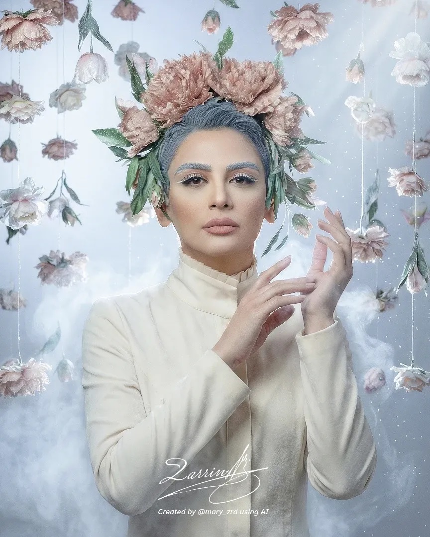 گریم عجیب و باورنکردنی مارال فرجاد ۱